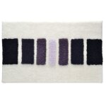 Tapis de bain en acrylique 1000 g / m² violet 50x80cm Tapis de bain en acrylique 1000 g / m² violet 50x80cm