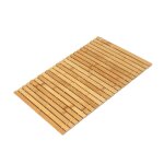 Tapis de bain en bambou 40 x 60 cm Tapis de bain en bambou 40 x 60 cm