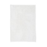 Tapis de bain bubble uni 60x40 cm blanc
