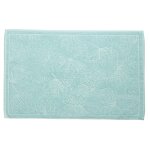Tapis de bain coton bio bleu clair 50x80 cm