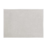 Tapis de bain en coton gris 50 x 70 cm