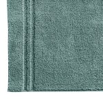 Tapis de bain en coton vert de gris 50x90cm Tapis de bain en coton vert de gris 50x90cm