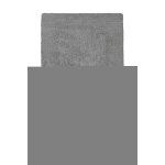 Tapis de bain doux gris uni 70x120 Tapis de bain doux gris uni 70x120