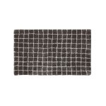 Tapis de bain gris 70x120