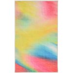 Tapis de bain moelleux - multicolore 70x120 cm Tapis de bain moelleux - multicolore 70x120 cm