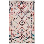 Tapis de bain moelleux - multicolore 70x120 cm Tapis de bain moelleux - multicolore 70x120 cm
