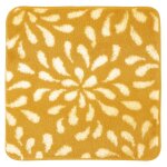 Tapis de bain en polyester 1800 g / m² jaune 50x80cm Tapis de bain en polyester 1800 g / m² jaune 50x80cm