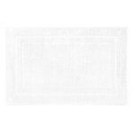 Tapis de bain pur coton blanc 50x80 cm