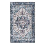 Tapis de bain vintage imprimé à la machine turquoise 70x120 cm Tapis de bain vintage imprimé à la machine turquoise 70x120 cm