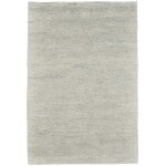 Tapis berbère marocain noué main en laine - gris 70x140 cm Tapis berbère marocain noué main en laine - gris 70x140 cm