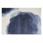 Tapis bleu et écru imprimé ombré 160x230 Tapis bleu et écru imprimé ombré 160x230