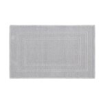 Tapis en coton antidérapant 1350 g / m² gris perle 60x100 cm Tapis en coton antidérapant 1350 g / m² gris perle 60x100 cm