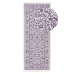 Tapis de couloir mauve 80x200