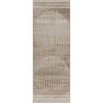 Tapis de couloir scandinave moderne brun / beige 80x220 Tapis de couloir scandinave moderne brun / beige 80x220