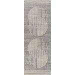 Tapis de couloir scandinave moderne gris / beige 80x220 Tapis de couloir scandinave moderne gris / beige 80x220