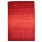 Tapis dégradé de couleur en laine rouge 160x230 Tapis dégradé de couleur en laine rouge 160x230