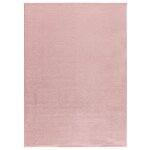 Tapis descente de lit lavable rose antidrapant 60x100 cm