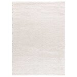 Tapis descente de lit shaggy blanc 60x120 cm Tapis descente de lit shaggy blanc 60x120 cm
