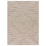Tapis descente de lit shaggy crème 60x120 cm Tapis descente de lit shaggy crème 60x120 cm