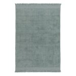 Tapis design doux en laine et coton fait main vert 120 x 170 Tapis design doux en laine et coton fait main vert 120 x 170