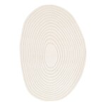 Tapis avec effet relief trs doux ivoire 160 x 230