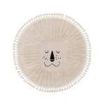 Tapis enfant crme d 120 rond