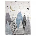 Tapis enfant facile à entretenir, motif étoile, crème 120x170 Tapis enfant facile à entretenir, motif étoile, crème 120x170