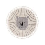 Tapis enfant gris d 120 rond
