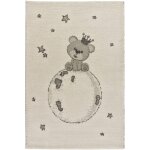 Tapis enfant ourson blanc, 115x170 cm