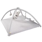 Tapis d'veil 85x75 avec arches et 5 jouets - gris
