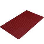 Tapis fond de baignoire antidérapant pvc rouge bordeaux mosaic Tapis fond de baignoire antidérapant pvc rouge bordeaux mosaic