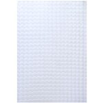 Tapis de fourrure  relief blanc 120x170cm