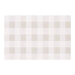 Tapis de gym en mousse beige 122x183 cm