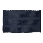 Tapis d'intérieur ou salle de bain 2200 gr / m² bleu nuit 70x120 cm Tapis d'intérieur ou salle de bain 2200 gr / m² bleu nuit 70x120 cm