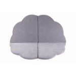 Tapis de jeu pour enfants, nuage 160x160cm, velvet, gris Tapis de jeu pour enfants, nuage 160x160cm, velvet, gris