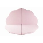 Tapis de jeu pour enfants, nuage 160x160cm, velvet, rose Tapis de jeu pour enfants, nuage 160x160cm, velvet, rose