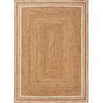 Tapis de jute blanc 200x300 Tapis de jute blanc 200x300