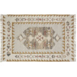 Tapis kilim en jute, laine et coton tissés motifs ethniques multicolores à franges 160x230 Tapis kilim en jute, laine et coton tissés motifs ethniques multicolores à franges 160x230