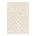Tapis en laine et coton a carreaux fait main doux beige 120 x 170 Tapis en laine et coton a carreaux fait main doux beige 120 x 170
