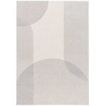 Tapis en laine gris et beige 200 x 300 cm