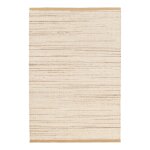 Tapis en laine et en jute fait main beige 120 x 170 Tapis en laine et en jute fait main beige 120 x 170