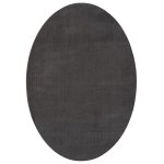 Tapis lavable et antid�rapant, anthracite, 140 x 200 cm ovale