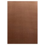 Tapis lavable en microfibre douce - marron 120x170cm