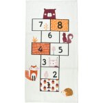 Tapis marelle enfant coton multicolore - 70x140cm Tapis marelle enfant coton multicolore - 70x140cm