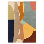 Tapis moderne haut de gamme abstrait en laine 160 x 230 Tapis moderne haut de gamme abstrait en laine 160 x 230