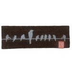 Tapis oiseaux marron coco 75 x 25 cm Tapis oiseaux marron coco 75 x 25 cm
