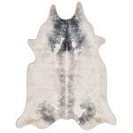 Tapis en peau de vache artificielle blanc 100x130 Tapis en peau de vache artificielle blanc 100x130