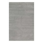 Tapis à poil court pure laine vierge gris clair 70x140 Tapis à poil court pure laine vierge gris clair 70x140