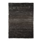 Tapis � poils longs effet soyeux gris d�grad� 120x170