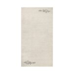 Tapis pure laine cru tuft main motif discret 70x140